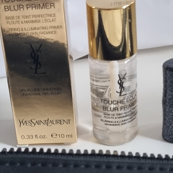 YvesSaintLaurent travel pouch fragrance mini face blur primer bundle gift set - Picture 4 of 9